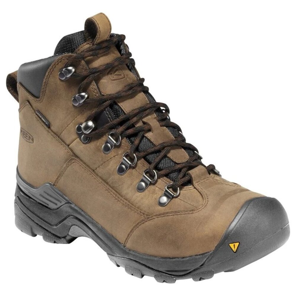 Keen Women's Glarus Mid Hiking Boot (Bison/Slate Black)